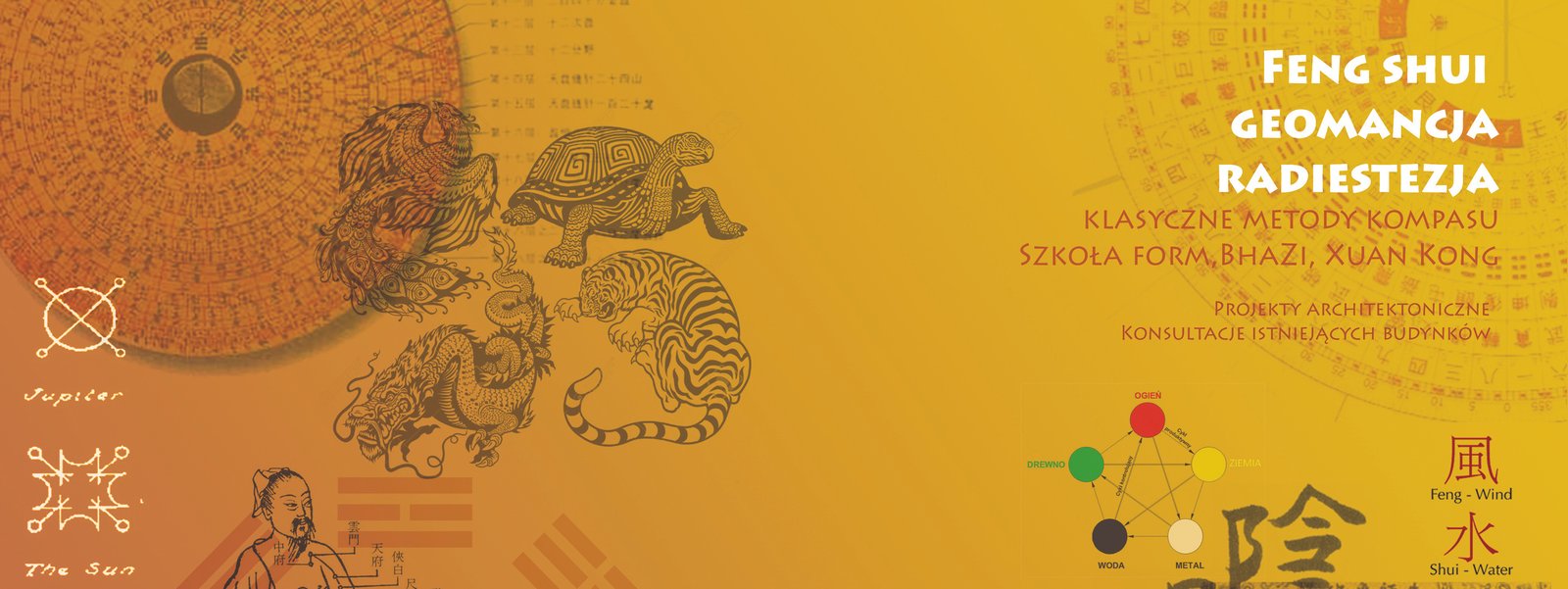 Feng Shui, geomancja i radiestezja - plansza Barbary Wojtkowskiej